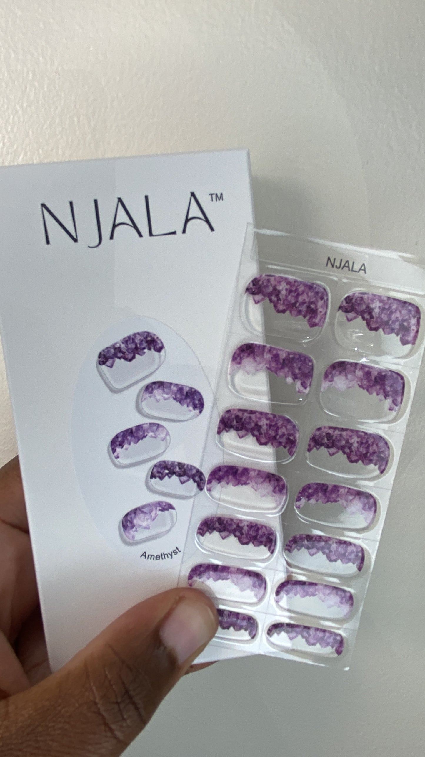 Amethyst Gel Nail Wraps