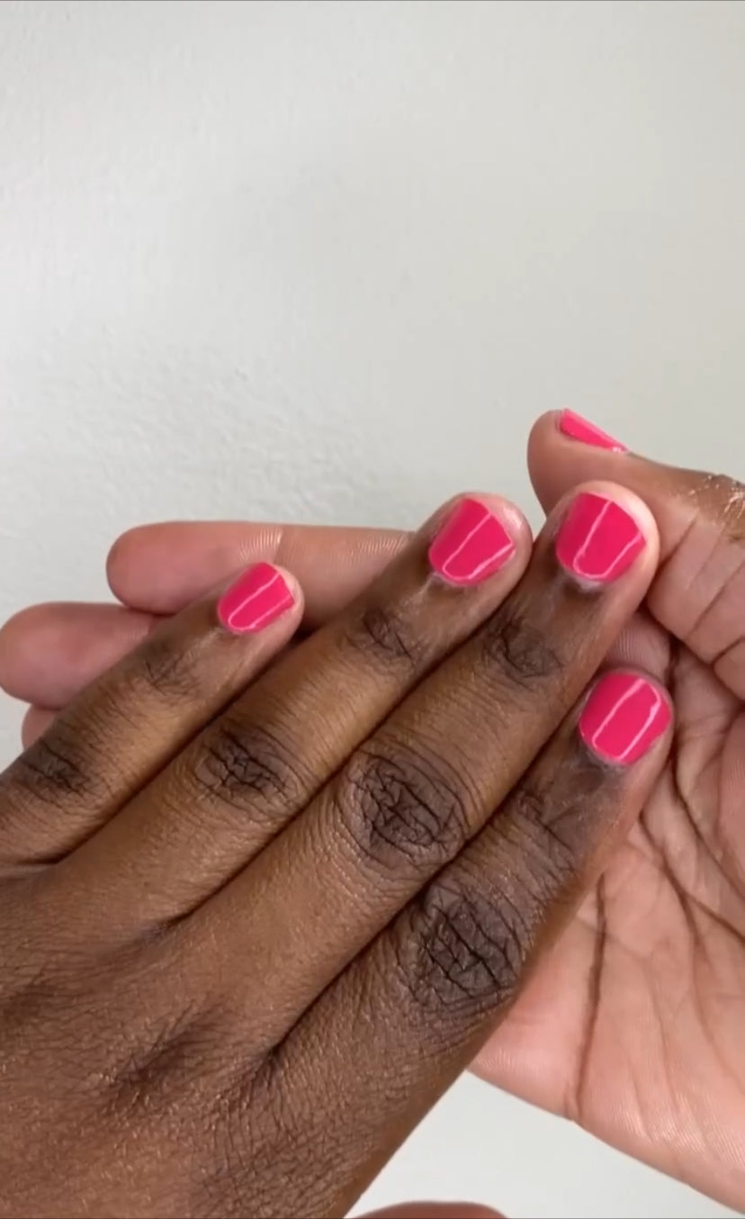 Pink Gel Nail Strips